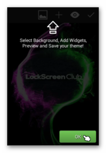 Select-background,add widgets-preview-and-save-your-theme