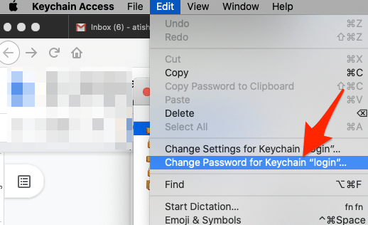 forgot keychain password mac